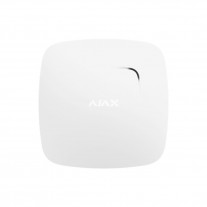 Detector de fum wireless Ajax FireProtect Plus WH, senzor temperatura, senzor CO
