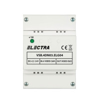 RESIGILAT - Doza selectie video Electra VSB.4DN03.ELG04, 4 intrari, 4 fire