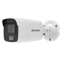 Camera supraveghere IP exterior Hikvision ColorVu DS-2CD2027G2-L4C, 2 MP, 4 mm,  lumina alba 40 m, PoE, slot card