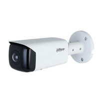Camera supraveghere IP exterior Dahua WizSense IPC-HFW3441T-AS-P-0210B, 4 MP, 2.1 mm, IR 20 m, slot card, unghi 180 grade, microfon, PoE