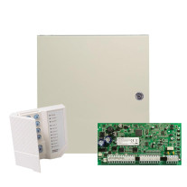 Centrala alarma antiefractie DSC Power PC1616 cu tastatura PC1555RKZ si carcasa metalica, 2 partitii, 6 zone, 48 utilizatori