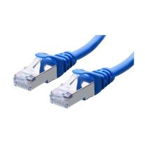 Patch cord S/FTP Cat6A PCSTP6A-0.5M-CU, 0.5 m, 500 MHz fluke pass