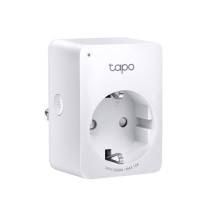Priza smart wireless TP-Link TAPO P100M, 240V/2300 W, compatibila Matter