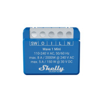 Releu smart switch Z-Wave Mini Shelly, 1 canal, 8 A, dry contact