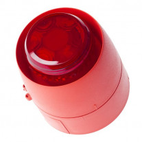 Sirena conventionala rosie cu flash Hochiki CWSB-E, 3 niveluri, 32 tonuri, 113 dB(A)