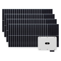 Sistem fotovoltaic 36 kW, invertor trifazat On Grid WiFi si 80 panouri Canadian Solar, 120 celule, 455 W