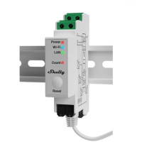 Smart meter trifazic Pro 3EM-120A Shelly, 120 A, 240 V, WiFi, Bluetooth, LAN