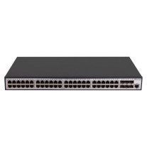 Switch cu 48 porturi RJ45 Hikvision DS-3E2754-HI-48T6X, 216 Gbps, 160.71 Mpps, 32000 MAC, 6 porturi fibra optica 10G, cu management