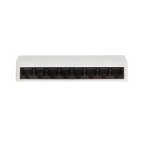 Switch cu 8 porturi Hikvision DS-3E0108D-E, 1.6 Gbps, 1.1904 Mpps, 1.000 MAC, plug and play