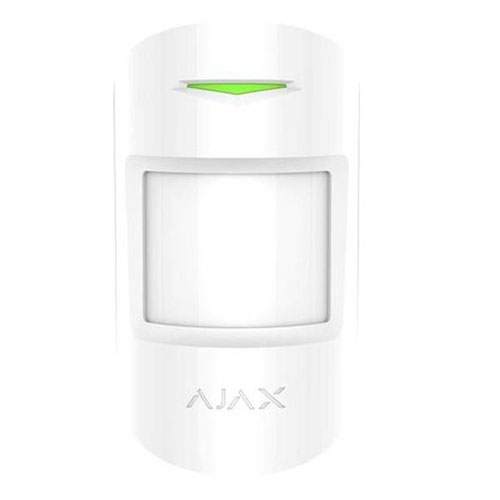Detector de miscare wireless dual AJAX MotionProtect Plus WH/BL, PIR, microunde, pet immunity