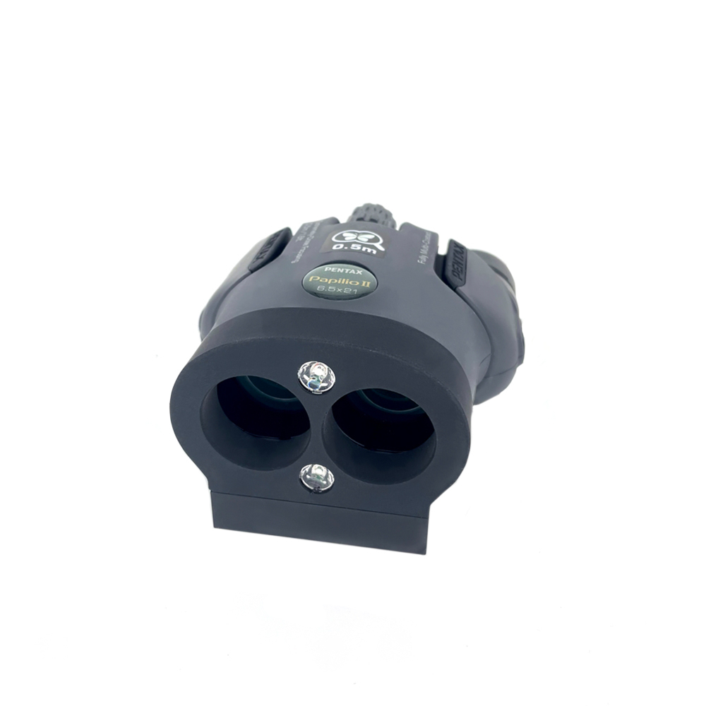 Detector profesional camere video ascunse TSM OBLIK, tip binoclu, 2 LED-uri, distanta detectie 50m, autonomie 5 ore, cu magnificare 50m