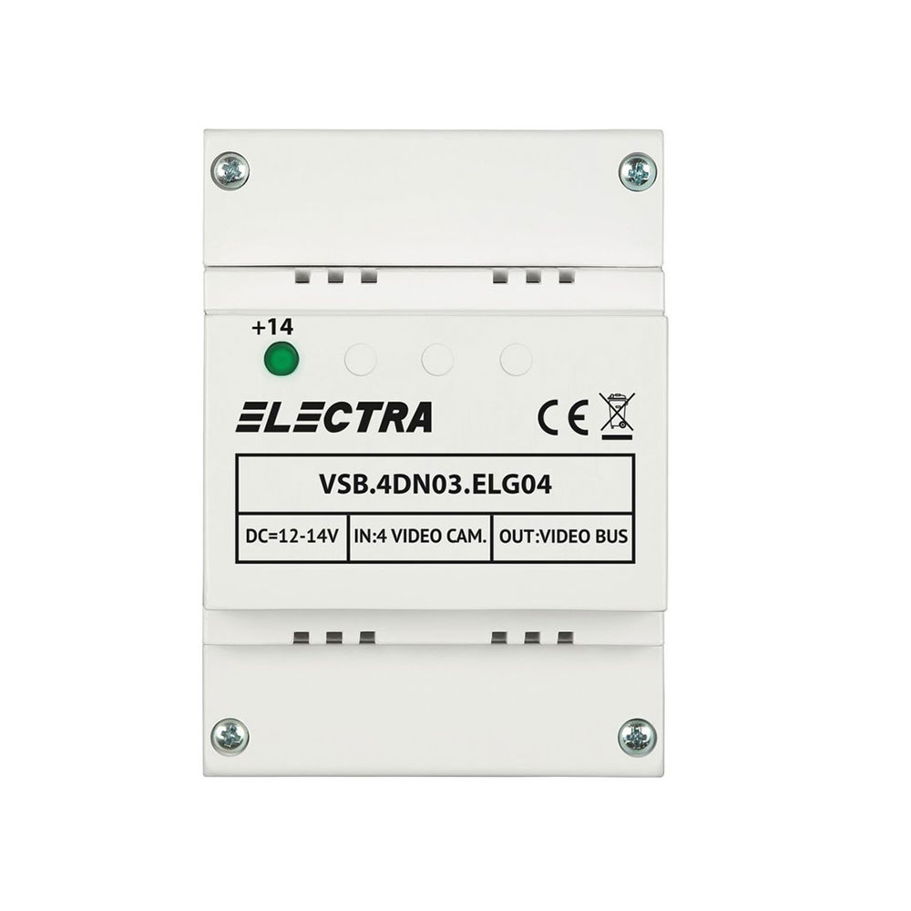 Doza selectie video Electra VSB.4DN03.ELG04, 4 intrari, 4 fire Accesorii