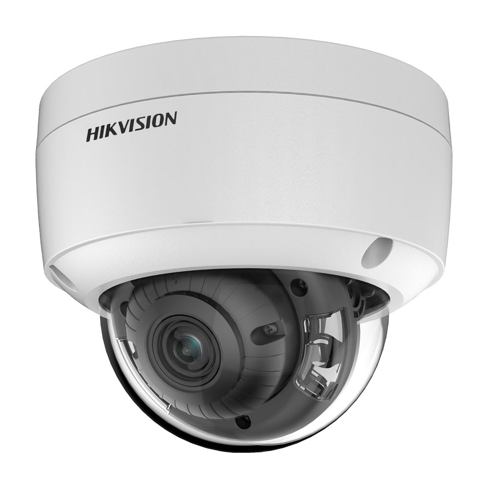 Camera supraveghere IP Dome Hikvision ColorVu DS-2CD2147G2-LSU(2.8MM)(C), 4 MP, 2.8 mm, lumina alba 30 m, PoE, microfon, slot card 2.8 imagine noua