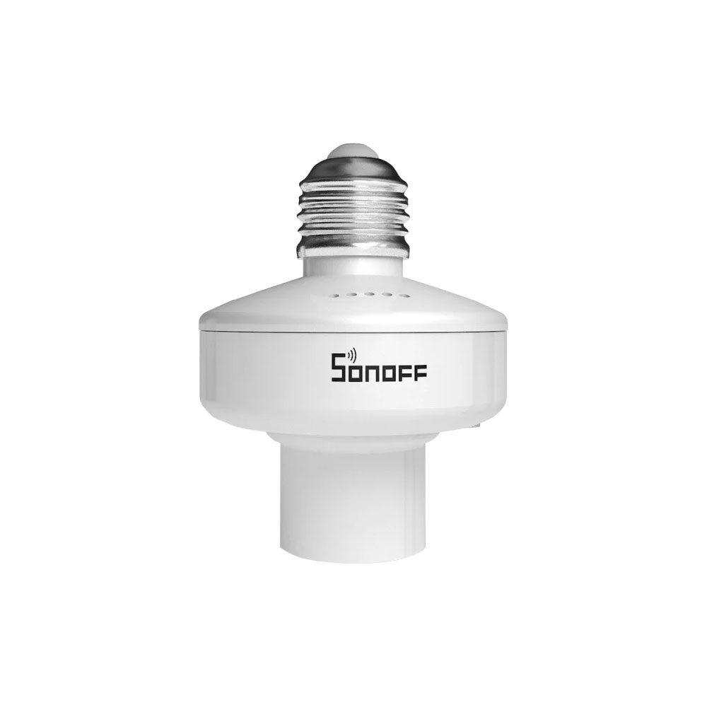 Dulie smart WiFi Sonoff SlampherR2, 450W/2A, E27, 2.4 GHz, RF 433 MHz la reducere 2.4