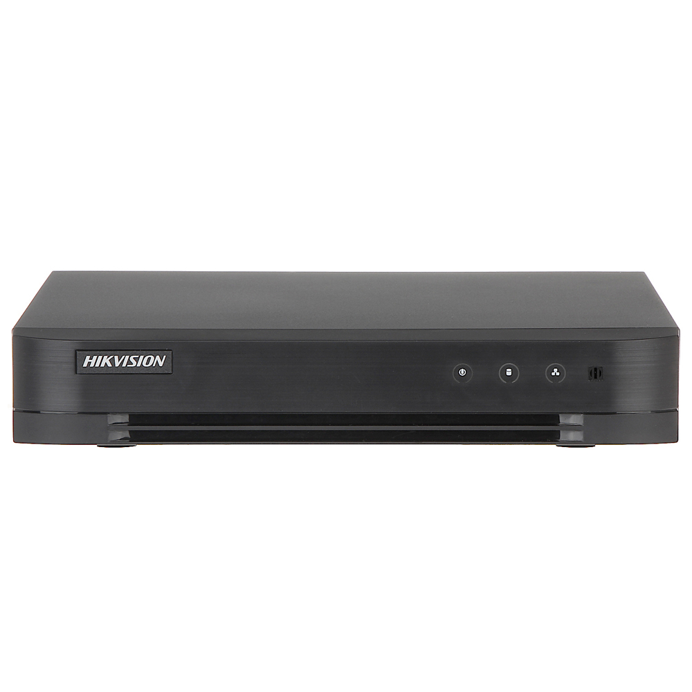 DVR Pentabrid Hikvision TurboHD DS-7208HUHI-K1/ES, 8 canale, 4K, audio prin coaxial 4K imagine noua