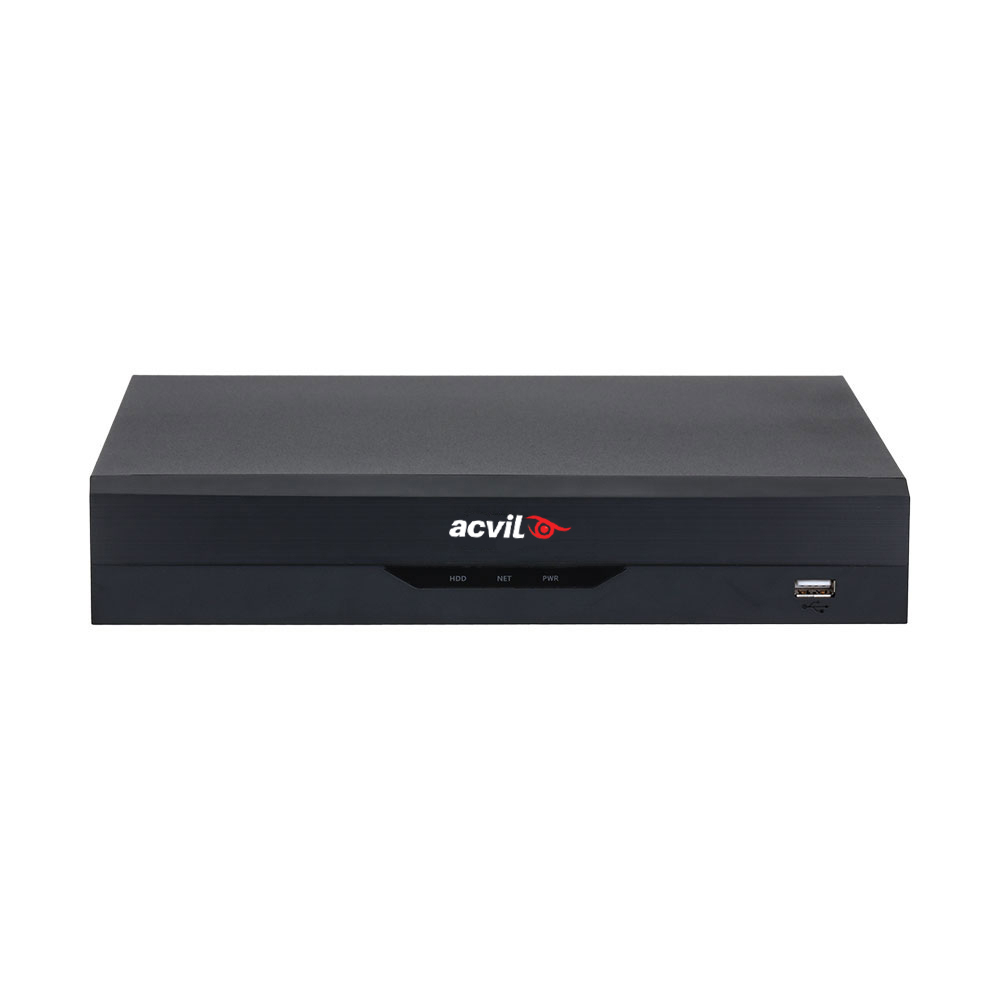 DVR Pentabrid Acvil Pro XVR5104FHD, 4 canale, 5 M-N, audio prin coaxial, PoS, IoT Acvil imagine noua