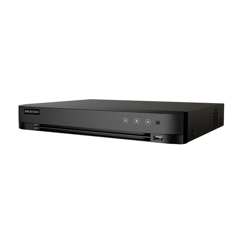 DVR Turbo HD 5.0 AcuSense Hikvision IDS-7204HQHI-M1/FA, 4 canale, 4 MP, recunoastere faciala 5.0 imagine noua