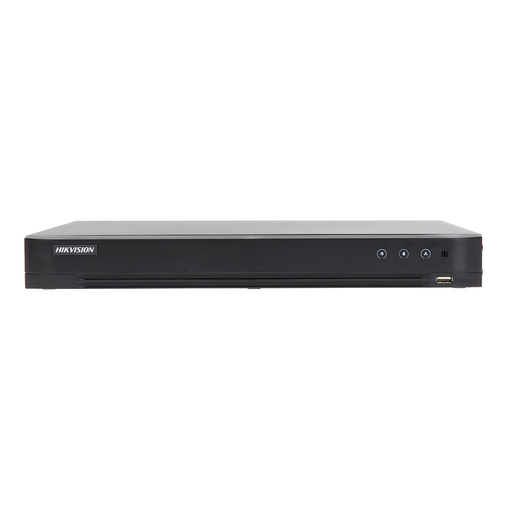 DVR Turbo HD Hikvision AcuSense IDS-7216HUHI-M2SAC, 16 canale, 8 MP, functii smart, audio prin coaxial
