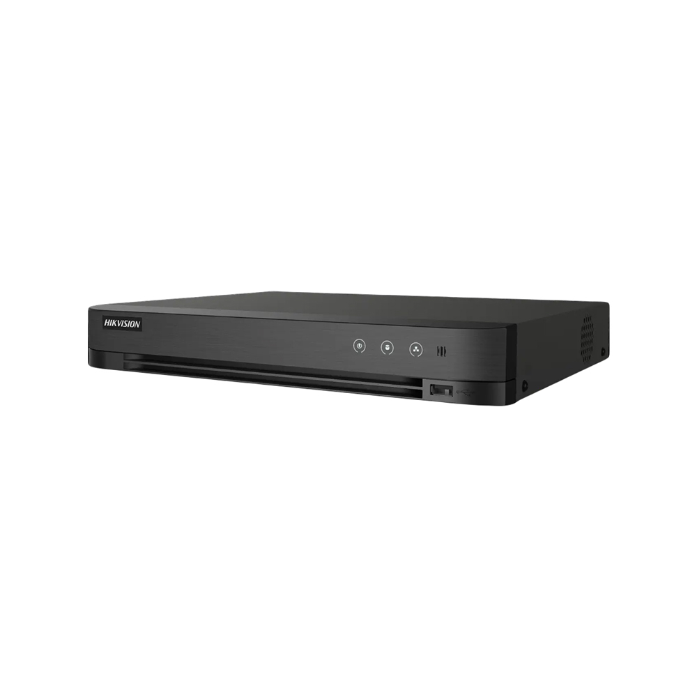 DVR Hikvision Turbo AcuSense IDS-7204HUHI-M1SAC, 4 canale, 5 MP, functii smart, audio prin coaxial AcuSense imagine noua