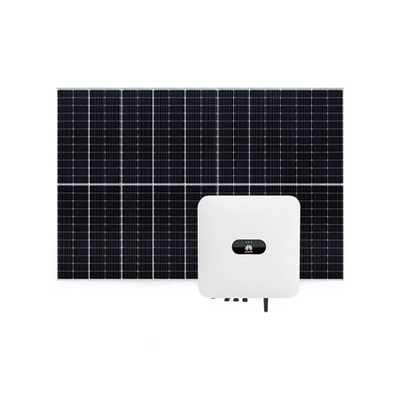 Sistem fotovoltaic 3 kW, invertor monofazat Hibrid WiFi si 8 panouri Canadian Solar, 120 celule, 375 W Canadian Solar
