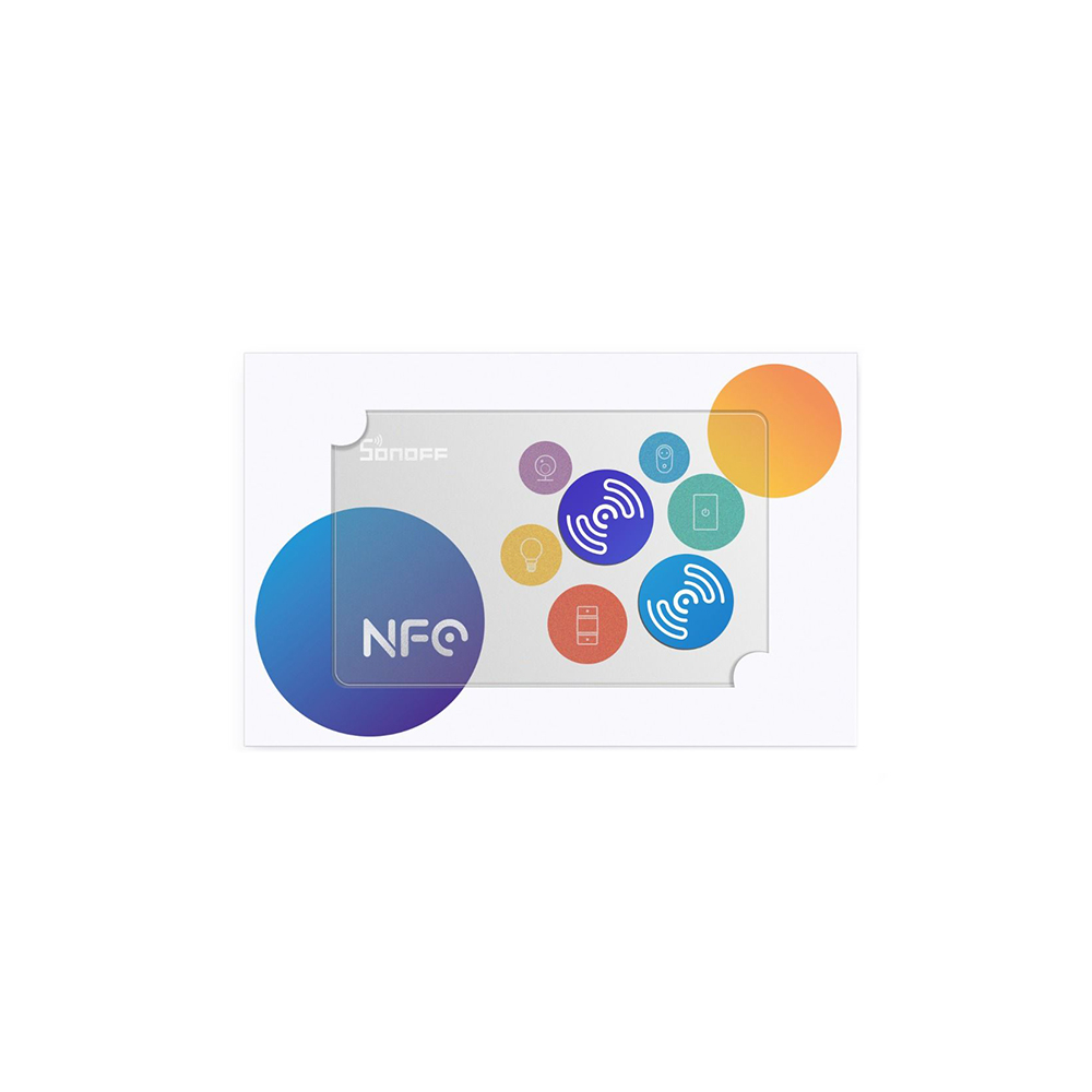 Eticheta NFC autoadeziva NFC-Tag Sonoff, reinscriptibil, 10.000 de citiri si scrieri 10.000