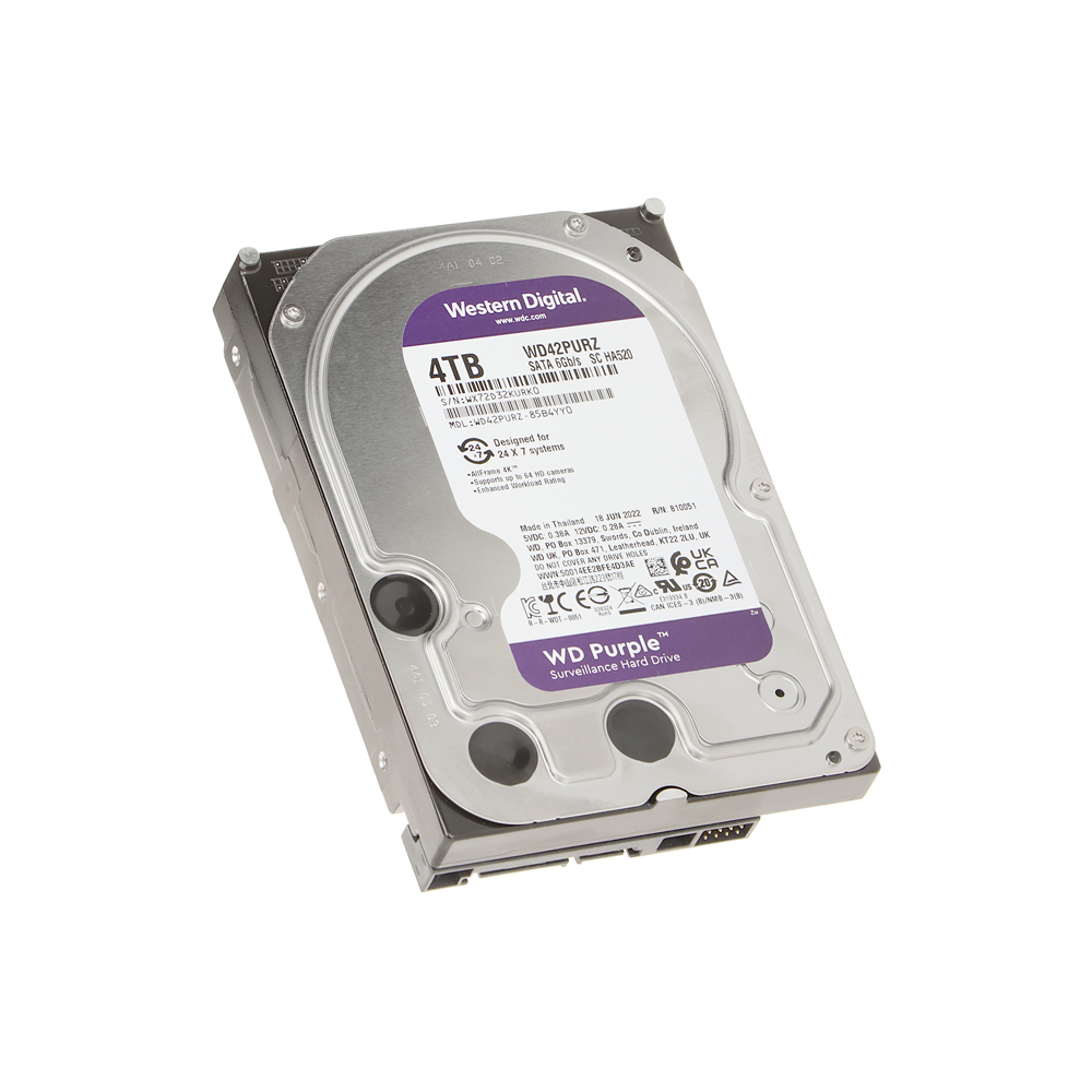 Hard Disk Western Digital Purple WD42PURZ, 4TB, 256MB, 5400 RMP 256MB imagine noua idaho.ro
