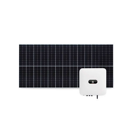 Sistem fotovoltaic 5 kW, invertor monofazat Hibrid WiFi si 11 panouri Canadian Solar, 120 celule, 455 W Canadian Solar