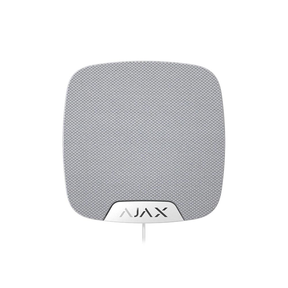 Sirena de interior AJAX HomeSiren Fibra WH, 105 dB 105