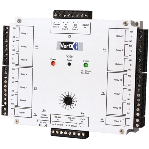 Interfata de control acces HID 70300XEB0NX V300, 12 iesiri, 9-18 V 70300XEB0NX