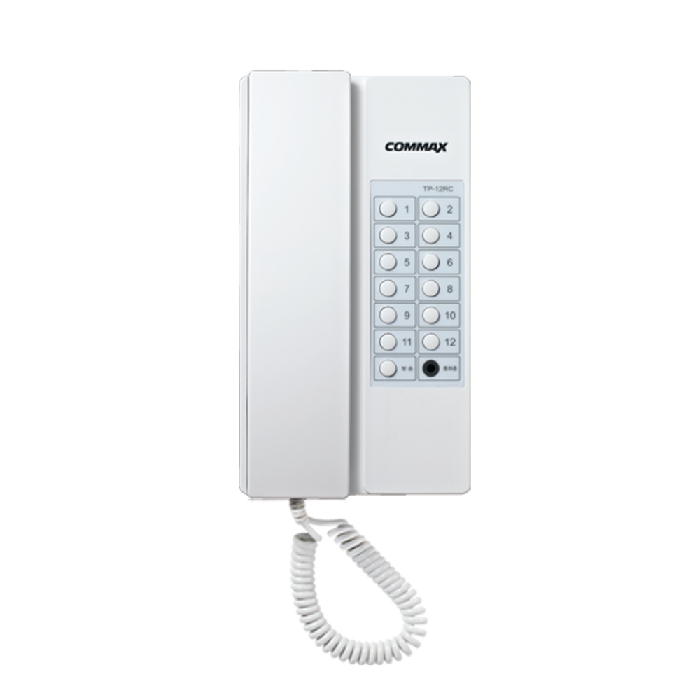 Interfon de birou Commax TP-12RC, 12 posturi, 12 V, aparent imagine spy-shop.ro 2021
