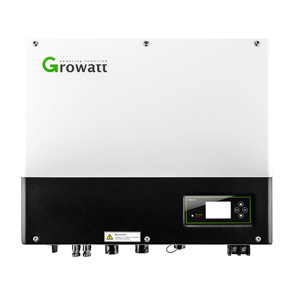 Invertor hibrid monofazat Growatt GWSPH4000, 4.0 kW, ecran LCD, functie backup