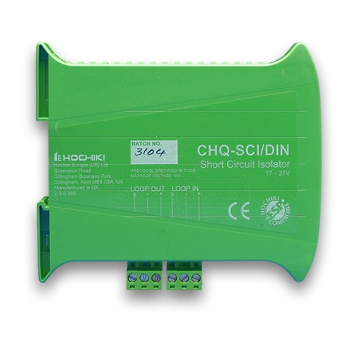 Izolator la scurt-circuit cu sina DIN CHQ-SCI/DIN adresabile