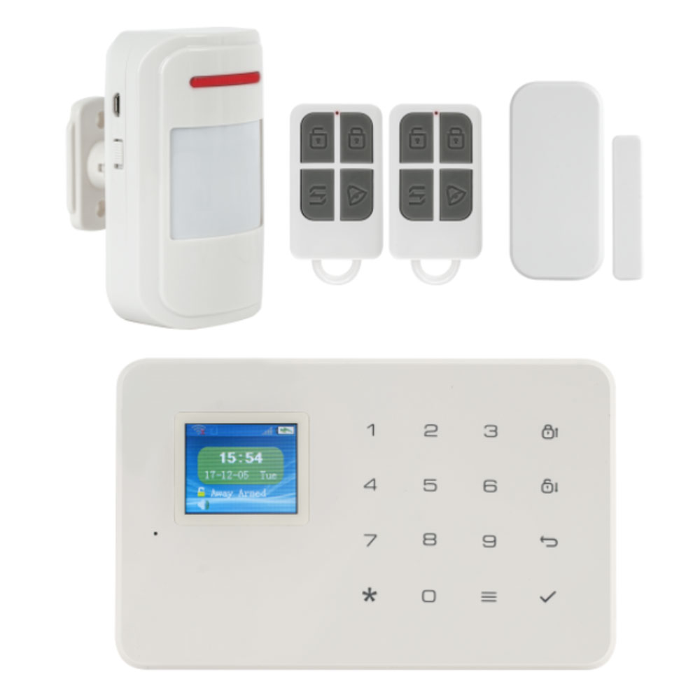 Kit alarma wireless Kerui KR-G18, 99 zone, 100 m, GSM