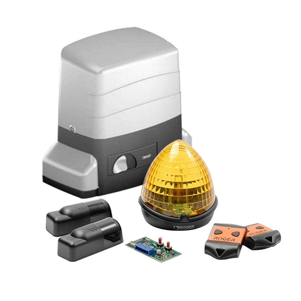 Kit automatizare poarta culisanta Roger Technology R30/1200, 1200 Kg, 230 V, 420 W spy-shop