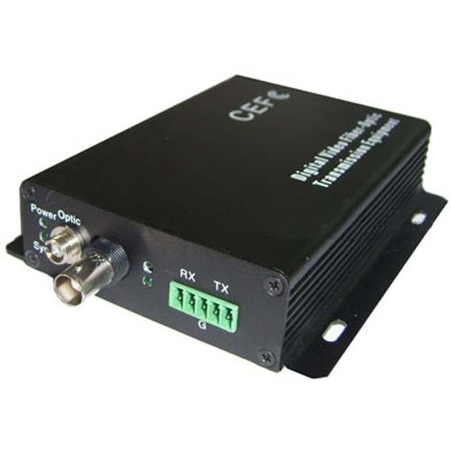 Kit emitator si receptor de fibra optica + canal de date FO-6101D spy-shop.ro