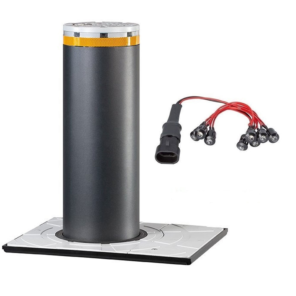 Kit stalp fix restrictionare acces auto FAAC BOLLARD J200 F, otel inoxidabil