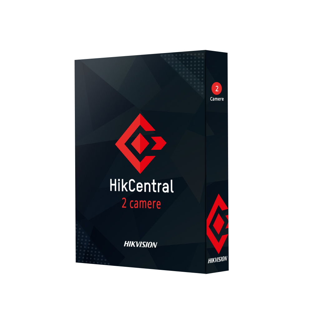 Licenta HikCentral 2 camere LPR Hikvision imagine noua tecomm.ro