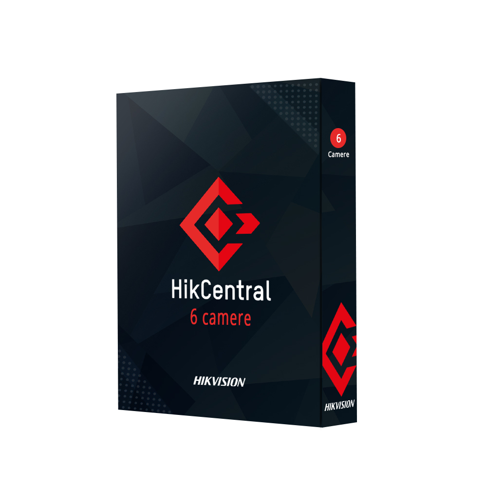 Licenta HikCentral 6 camere LPR Hikvision imagine 2022
