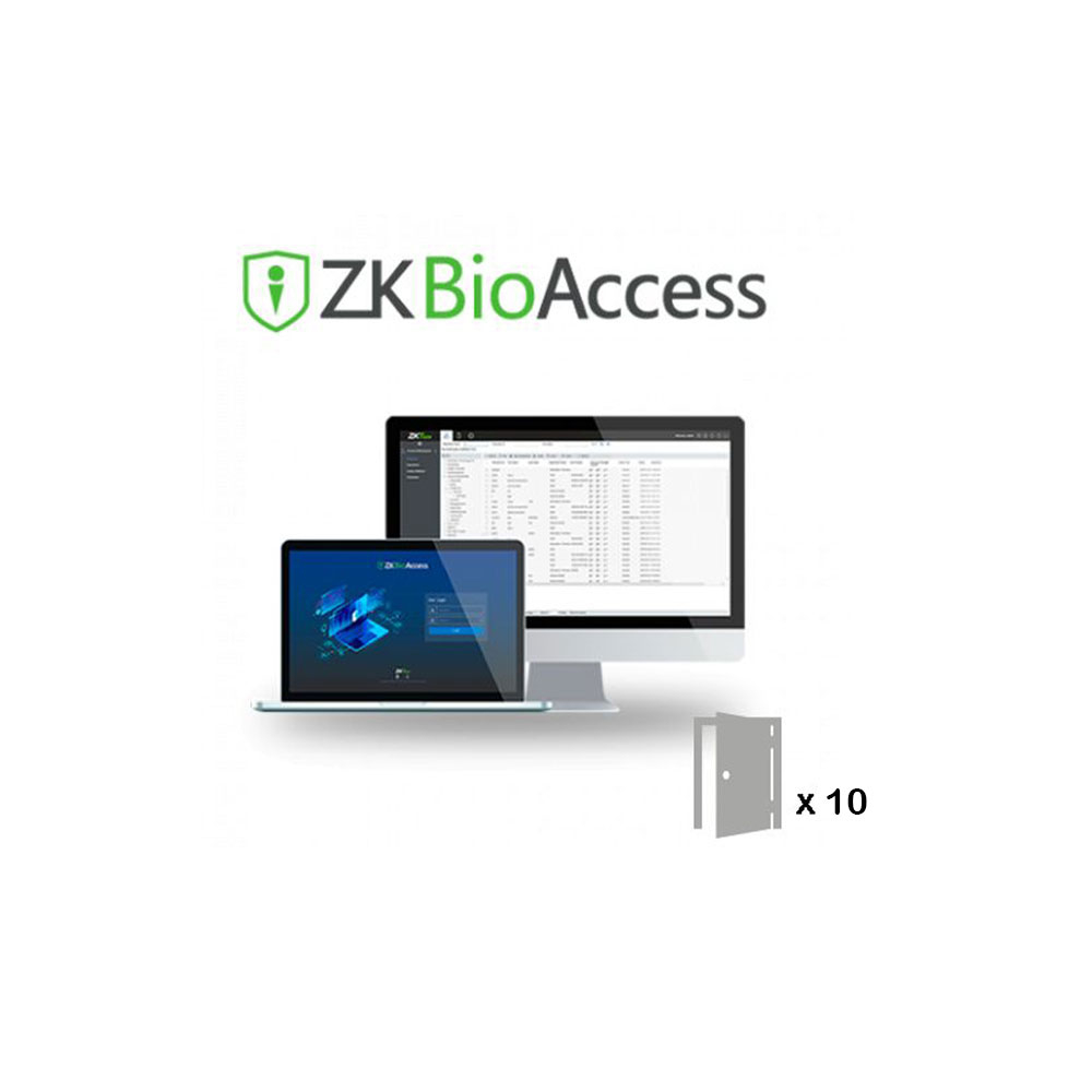 Licenta software Zkteco ZKBioAccess, 10 usi, 2000 utilizatori 2000