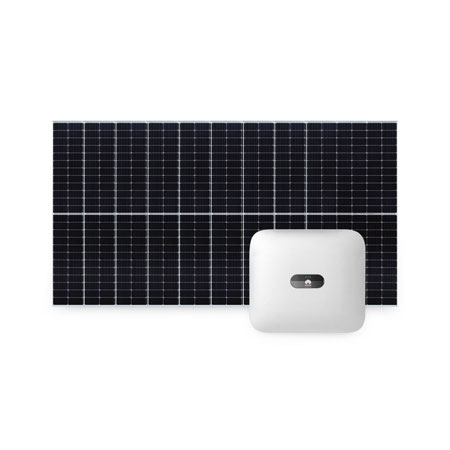 Sistem fotovoltaic 4 kW, invertor trifazat On Grid WiFi si 9 panouri Canadian Solar, 144 celule, 455W 144 imagine noua