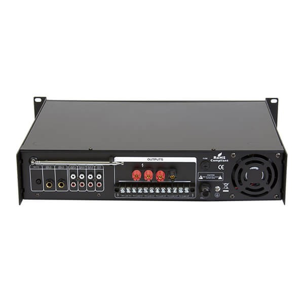 Amplificator linie Master Audio MV1200CR-Bluetooth, 100 V, 6 zone MASTER AUDIO imagine noua tecomm.ro