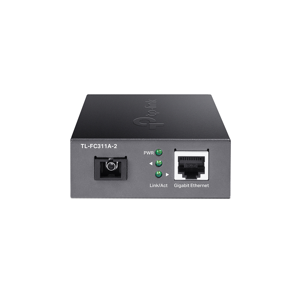 Media convertor Gigabit TP-Link TL-FC311A-2, 2 porturi, SFP, 2 Km, single-mode la reducere spy-shop.ro