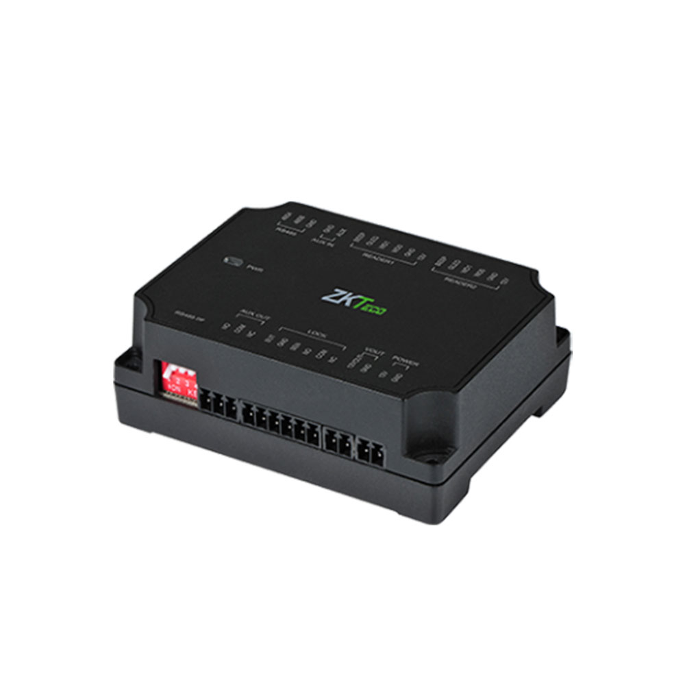 Mini Controler pentru centrala de control acces C2-260 ZKTeco ACC-SRB-DM10, Wiegand, RS-485, extindere numar usi spy-shop.ro