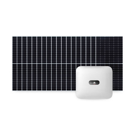 Sistem fotovoltaic 8 kW, invertor trifazat On Grid WiFi si 18 panouri Canadian Solar, 120 celule, 455 W