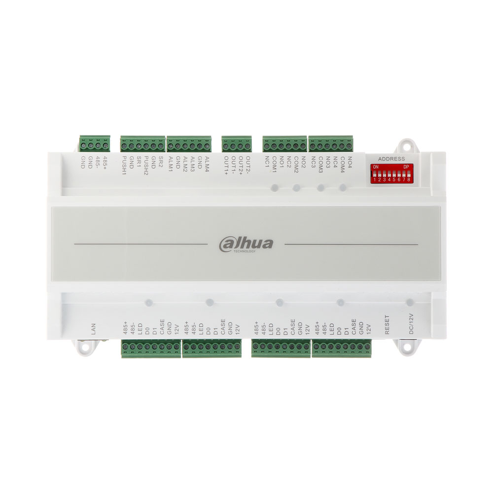 Modul control acces IP Dahua ASC1202B-D, PIN/card, amprenta, 100.000 carduri, 150.000 evenimente, antipassback