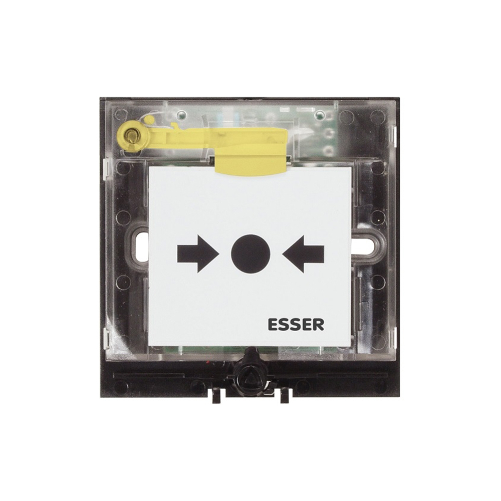Modul electronic buton mic Esser 804956, cu geam, cu releu, fara izolator de bucla 804956