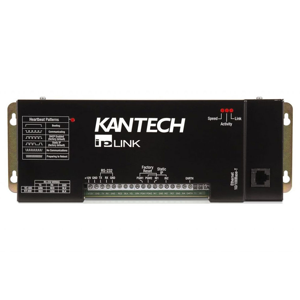 Modul interfata RS232-TCP/IP Kantech KT-IP, 32 unitati de control Kantech