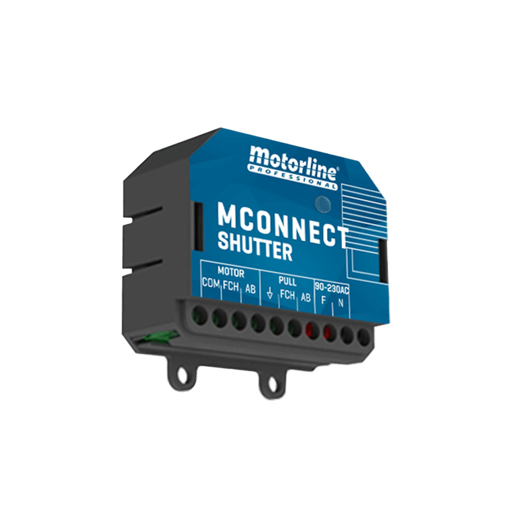 Modul pentru automatizarea draperiilor Motorline MCONNECT SHUTTER, WiFi, Bluetooth, 2.4 GHz, control de pe telefon Motorline