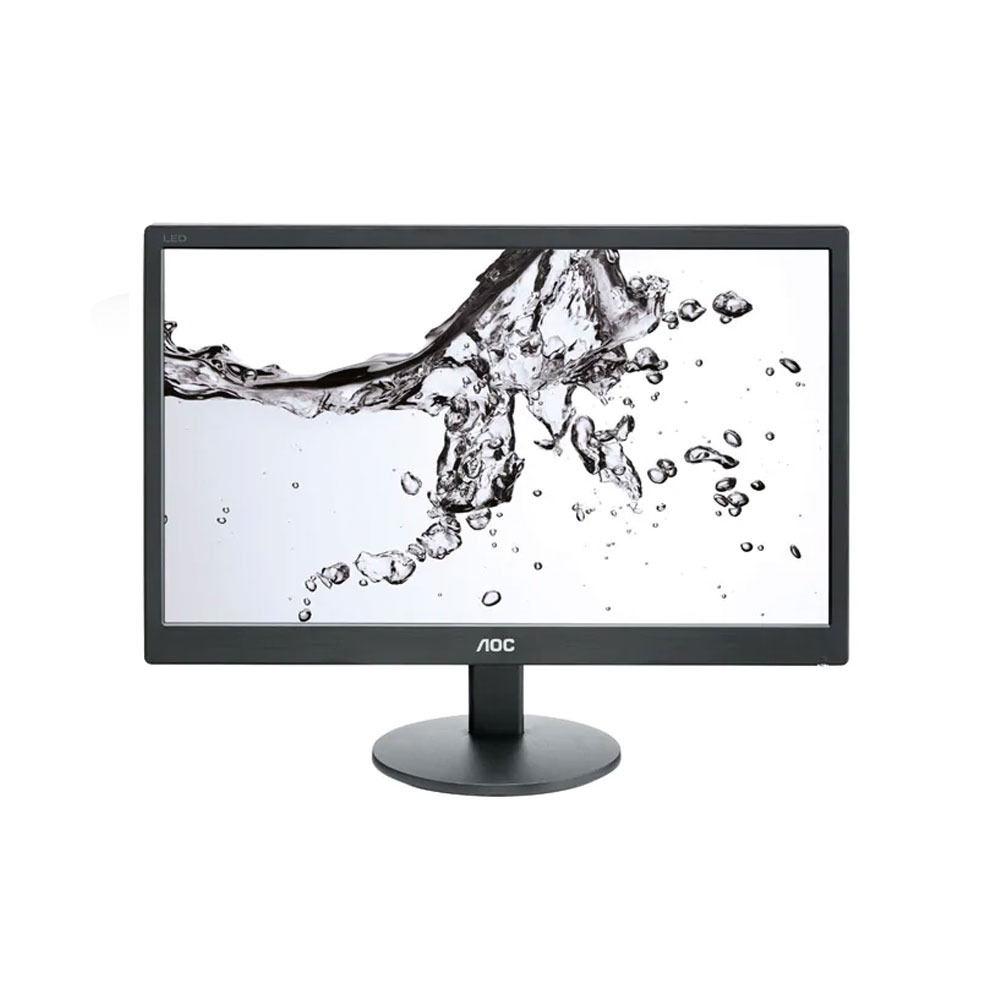 Monitor LED TN AOC E970SWN, 18.5 inch, 60Hz, HD, negru imagine