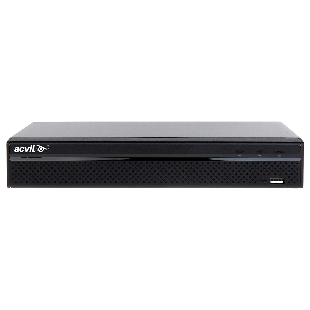 NVR Acvil NVR2104HSP 2.0, 4 canale, 4K, 80 Mbps, 4 PoE Acvil